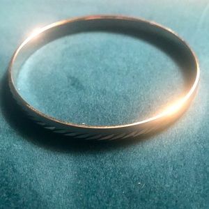 Vintage Monet Silver Bangle